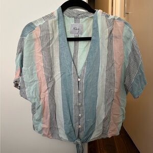 Rails Multicolor Striped Button Down Shirt